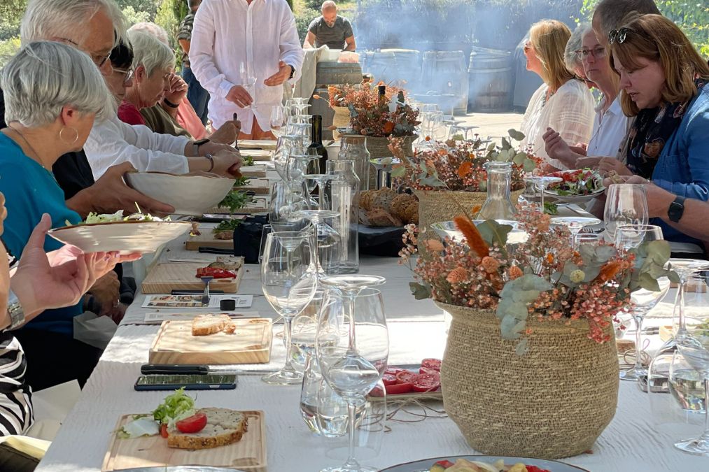 experiencia de enoturismo con cata de vinos ecológicos en Mas Igneus